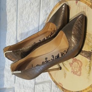 Lanvin Metallic Pumps Bronze Size 39.5